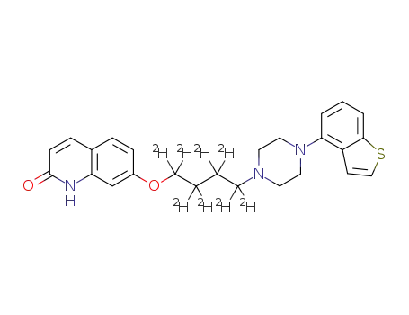 7-[4-(4-benzo[b]thiophen-4-ylpiperazin-1-yl)butoxy-1,1,2,2,3,3,4,4-d<sub>8</sub>]-1H-quinolin-2-one