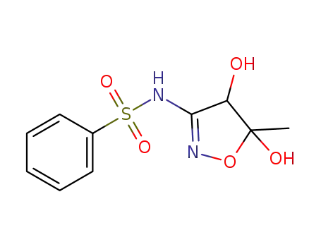 N-(4,5-dihydroxy-5-methyl-4,5-dihydroisoxazol-3-yl)benzenesulfonamide