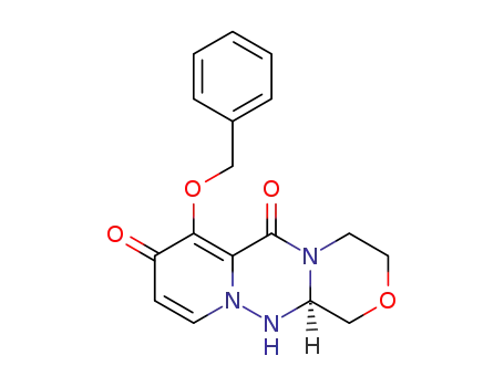 (R)-7-(benzyloxy)-3,4,12,12a-tetrahydro-1H-[1,4]pyrano[4,3-c]pyrido[2,1-f][1,2,4]triazine-6,8(1H,3H)-dione