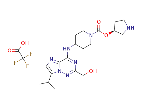 C<sub>19</sub>H<sub>29</sub>N<sub>7</sub>O<sub>3</sub>*C<sub>2</sub>HF<sub>3</sub>O<sub>2</sub>