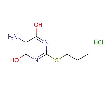 4,6-dihydroxy-5-amino-2-(propylmercapto)pyrimidine hydrochloride