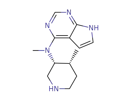 tert-butyl (3R,4R)-4-methyl-3-(methyl(7H-pyrrolo[2,3-d]pyrimidin-4-yl)amino)piperidine-1-carboxylate