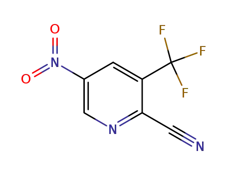 2-cyano-3-(trifluoromethyl)-5-nitropyridine
