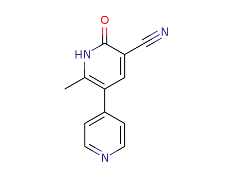1,6-dihydro-2-methyl-6-oxo-(3,4'-bipyridine)-5-carbonitrile