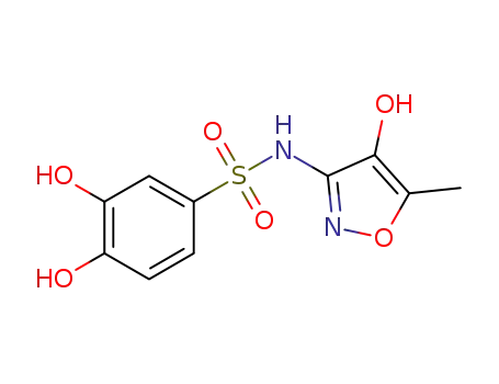 3,4-dihydroxy-N-(4-hydroxy-5-methylisoxazol-3-yl)benzenesulfonamide