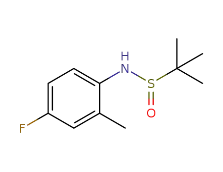 N-(4-fluoro-2-methylphenyl)-2-methylpropane-2-sulfinamide