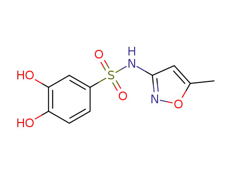 3,4-dihydroxy-N-(5-methylisoxazol-3-yl)benzenesulfonamide
